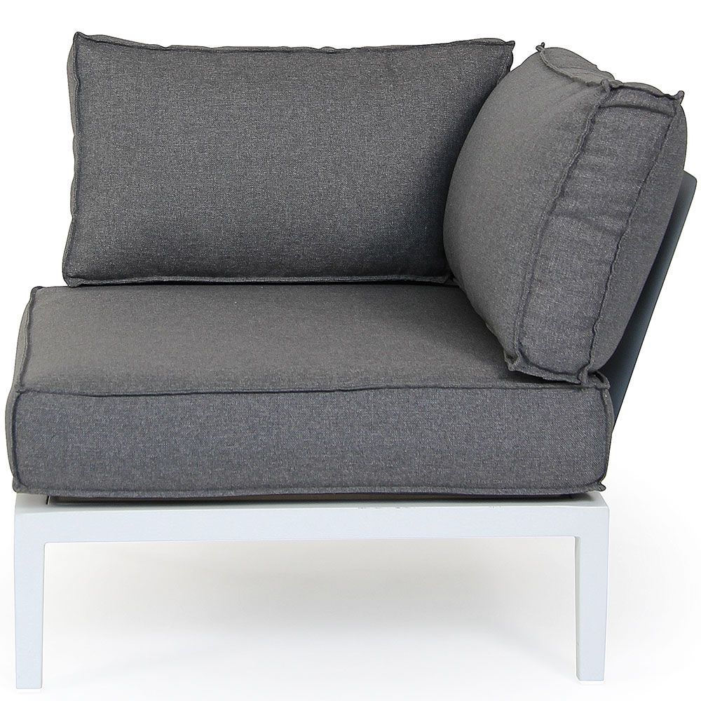 Brafab, Mackenzie Hjørnemodul Hvid Aluminium