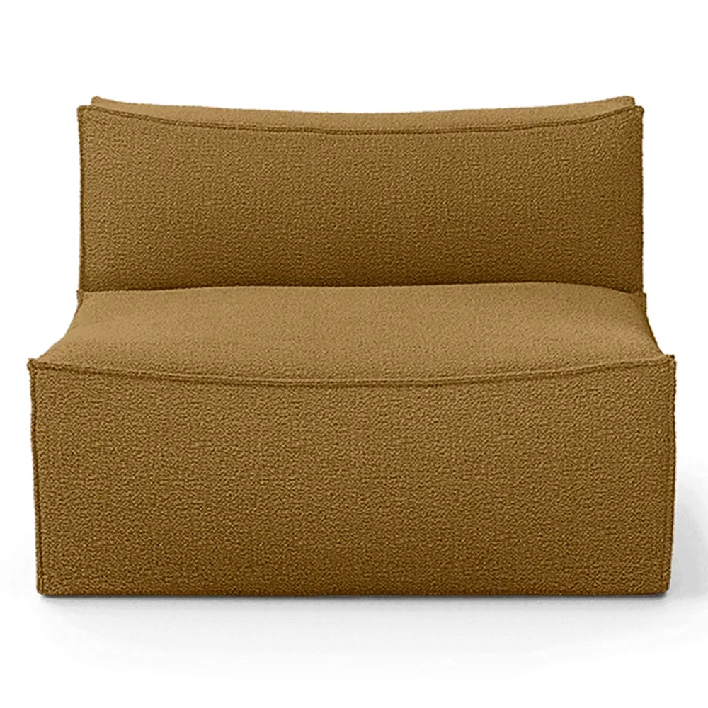 Ferm Living, Catena Sofa Center L100 - Wool Boucle - Sugar Kelp