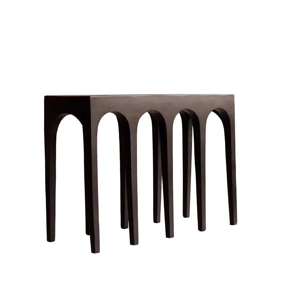 Bow Konsolbord, stort - Coffee