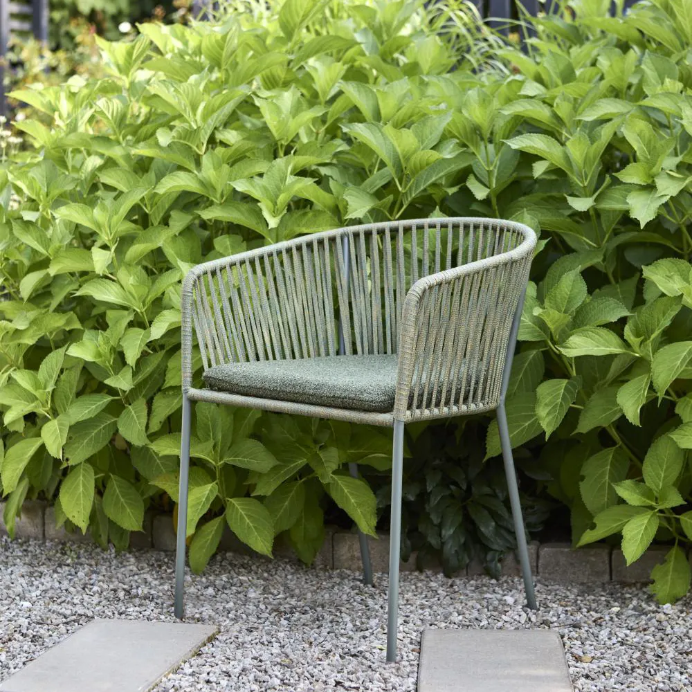 PIATTO Stol med armlæn - Raw Avocado/Nordic Green