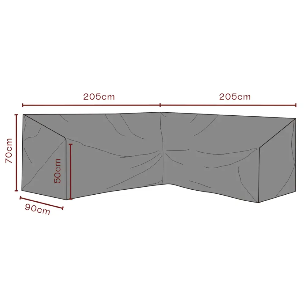 Møbelbeskyttelse Hjørnesofa 205/205x90 cm Premium