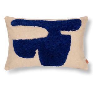 Lay Pude 60X40 Sand/Br Blue