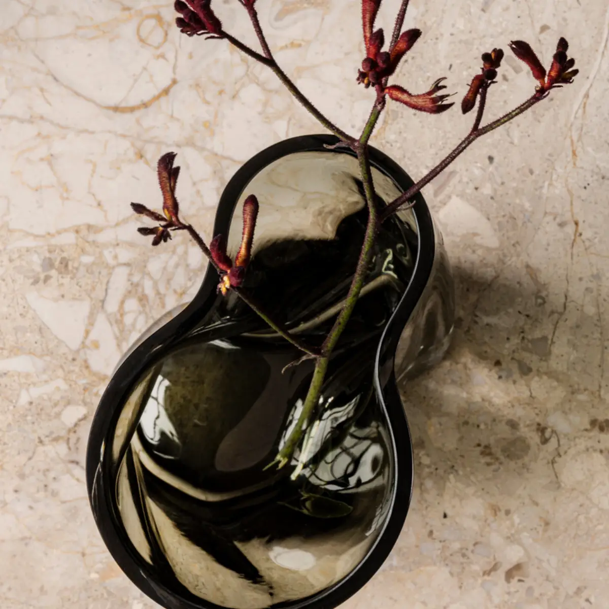 Aer Vase - H49 cm - Røg