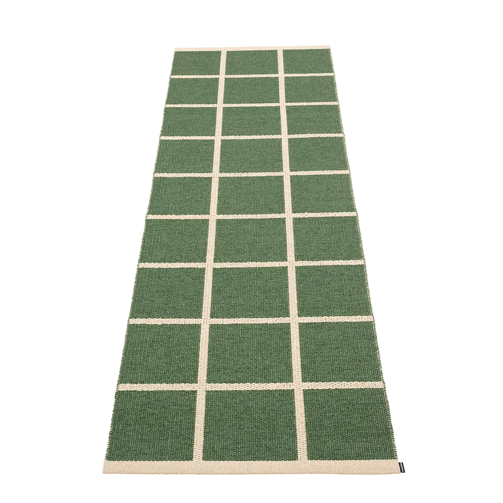 Pappelina, Vævet Tæppe Criss Leaf 70x225 cm