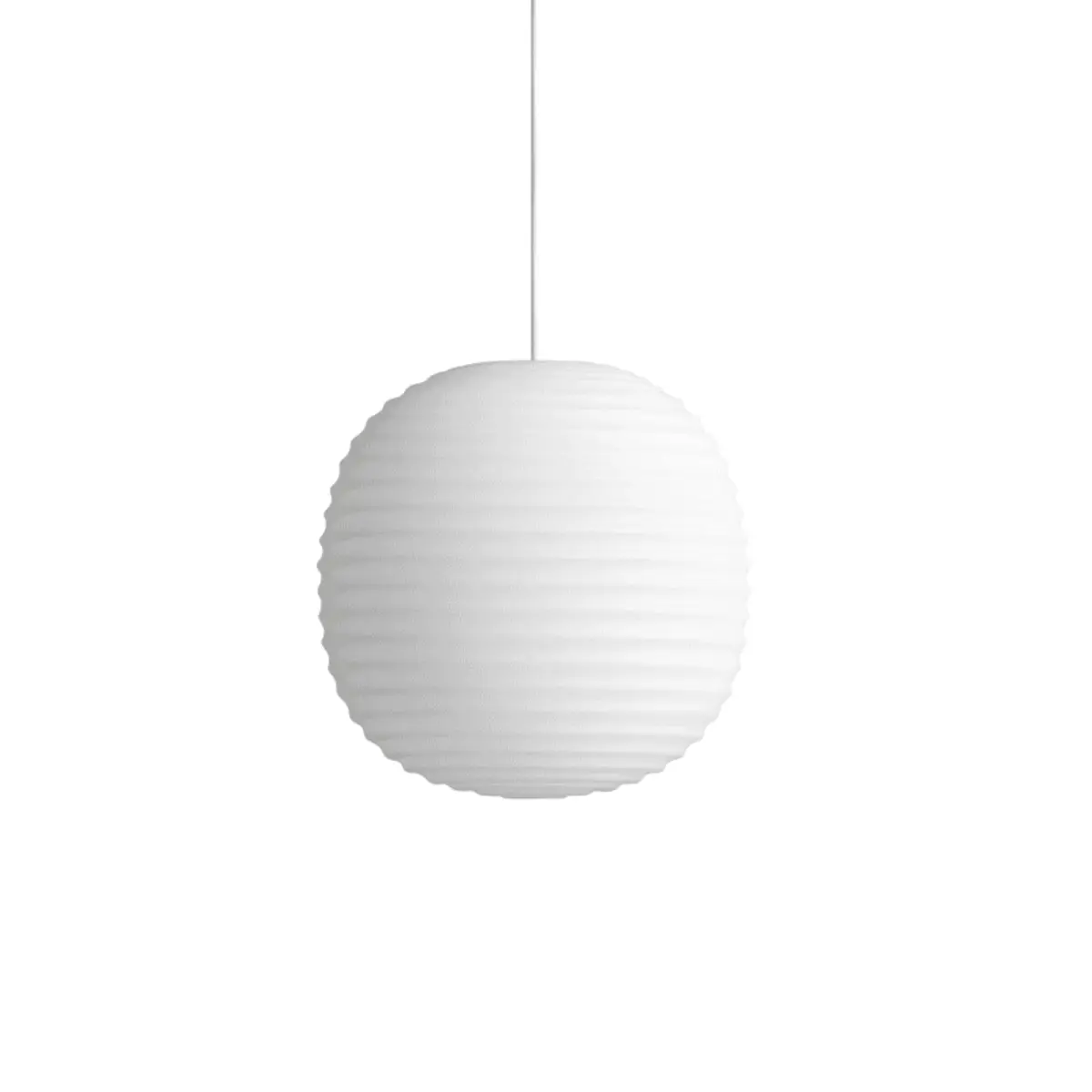 Lantern Pendel Lampe Ø20 Hvid Opalglas