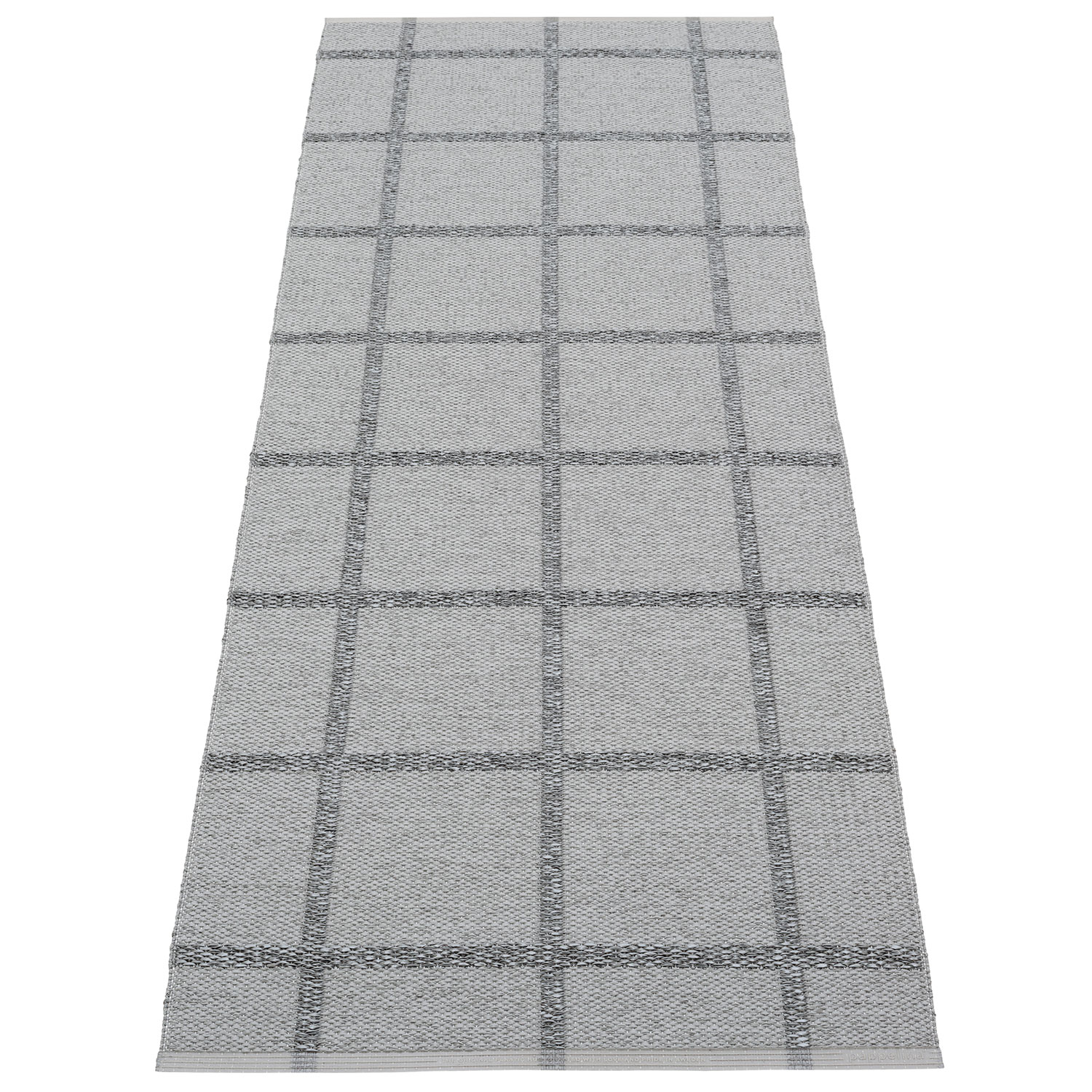 Pappelina Ada tæppe 70×225 cm grey / granit metallic