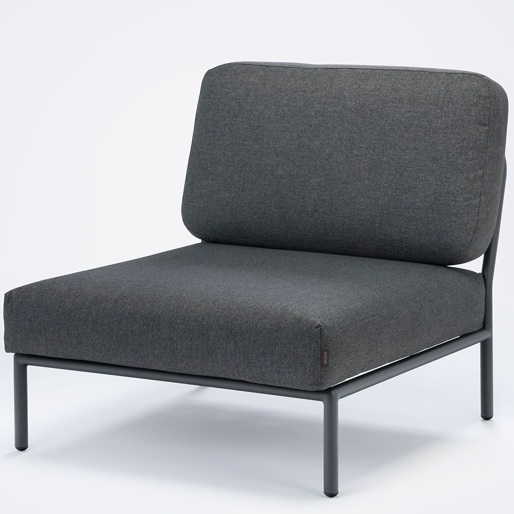 Level midterste del grå aluminium