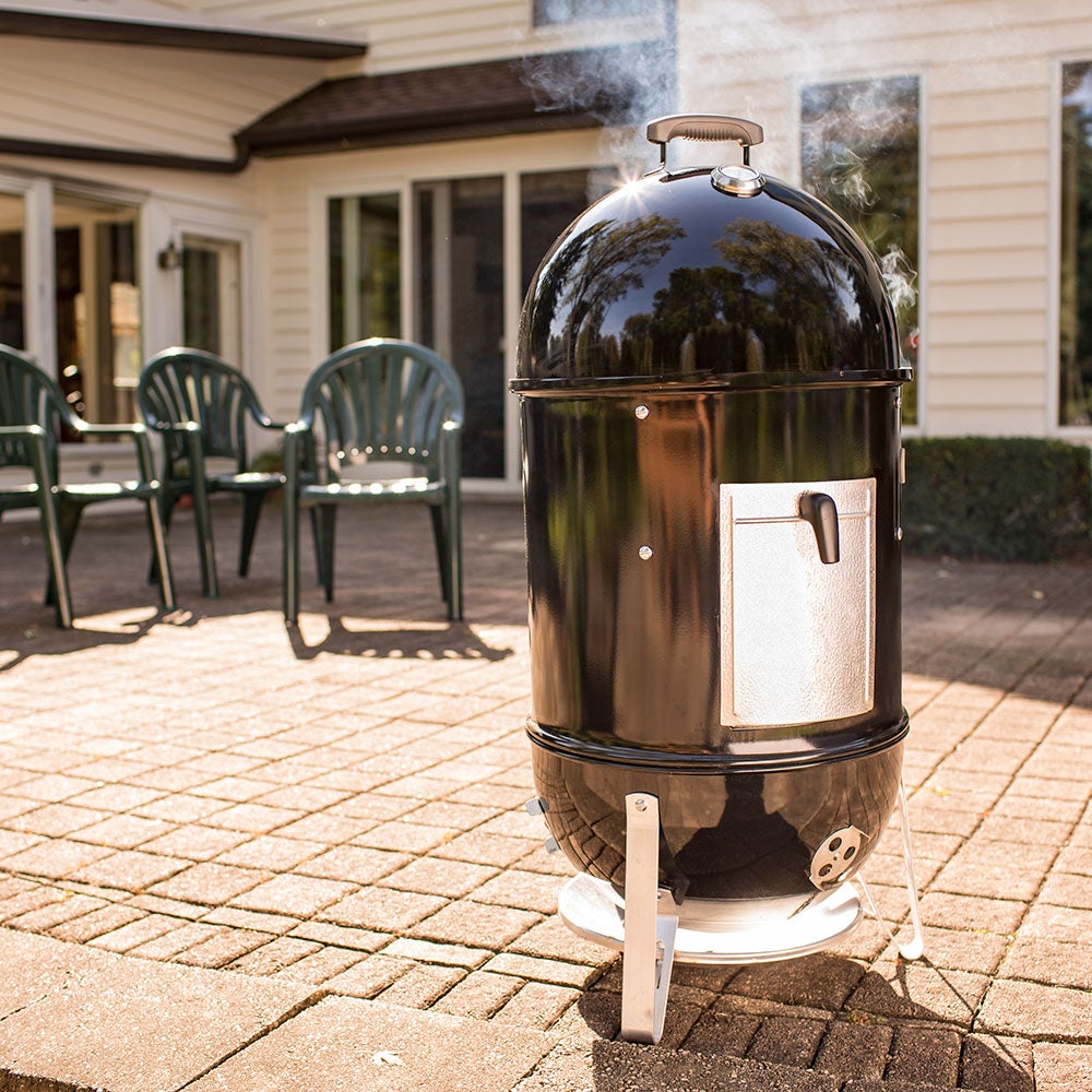 Smokey Mountain Cooker 47 cm Sort Støbejern Weber