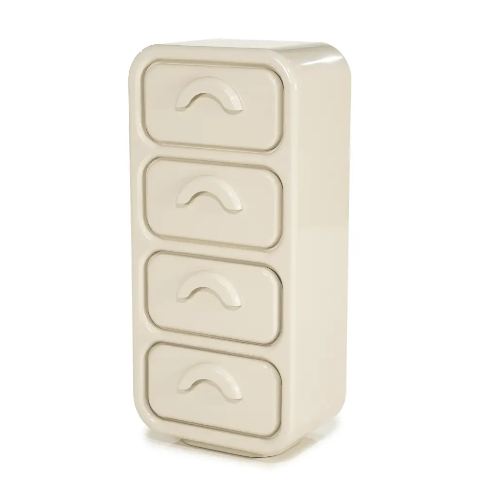 Gubby kommode stor - beige 50,5x32,5x108 cm