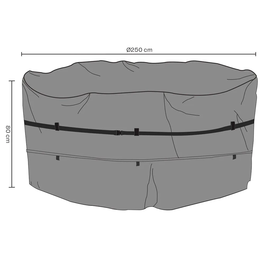 Møbelbeskyttelse til spisebordssæt 250x80 cm Premium