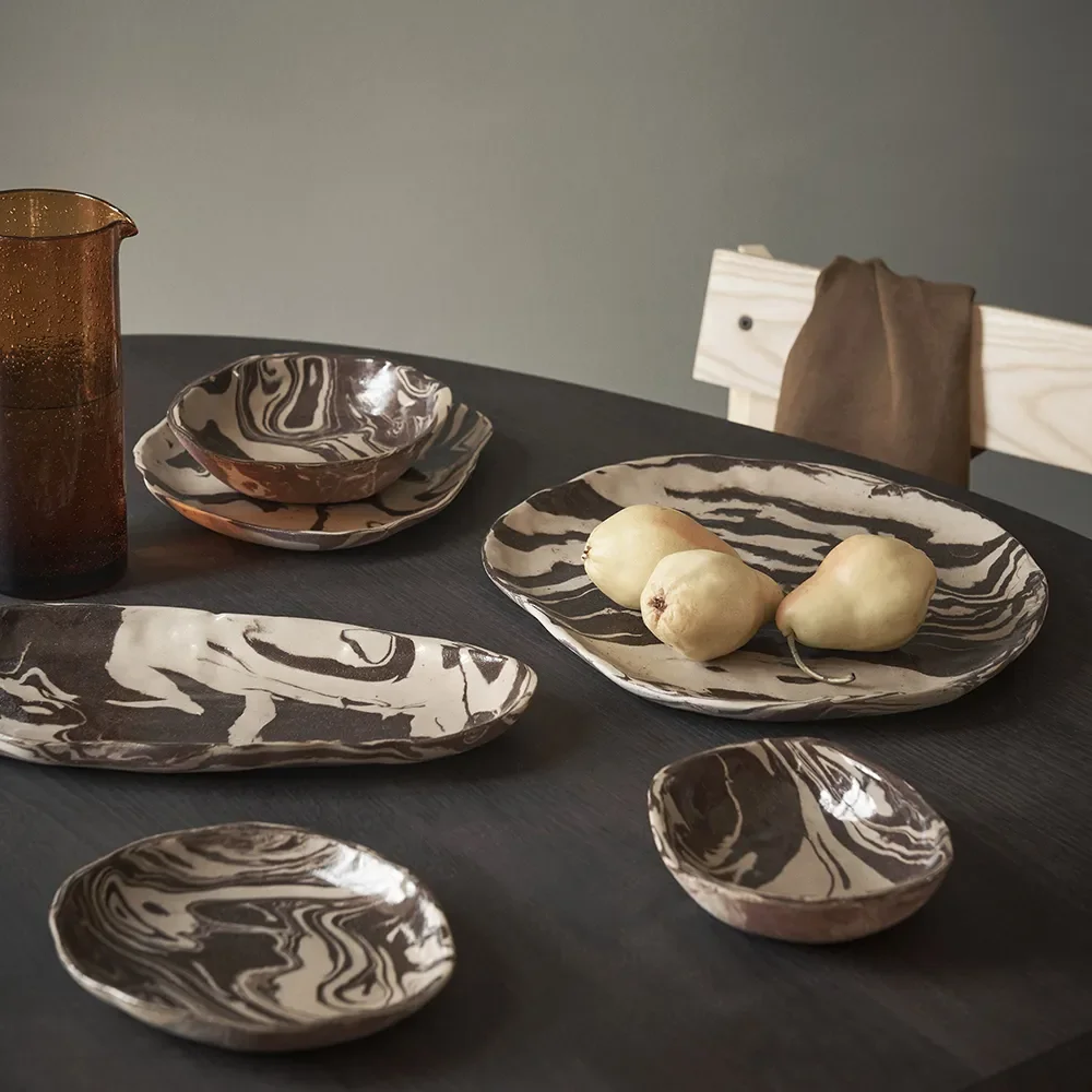 Håndlavet Tallerken Ryu 34cm