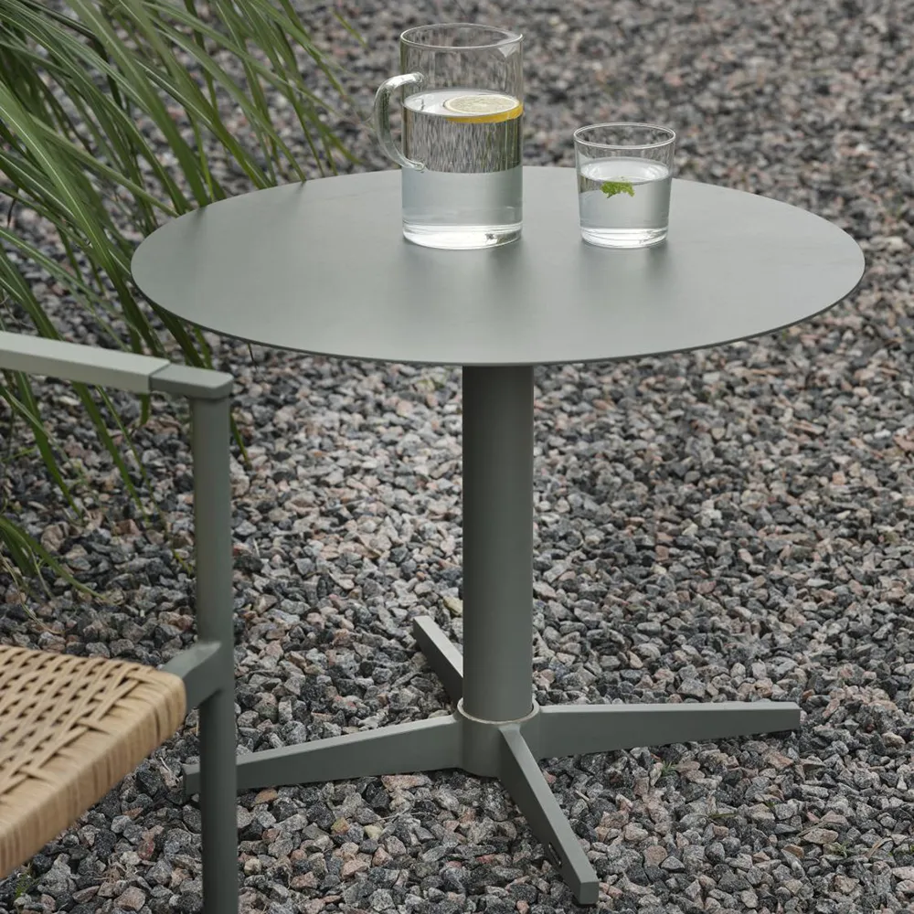 MILL Sofabord Stort Ø75 cm - Nordic Green