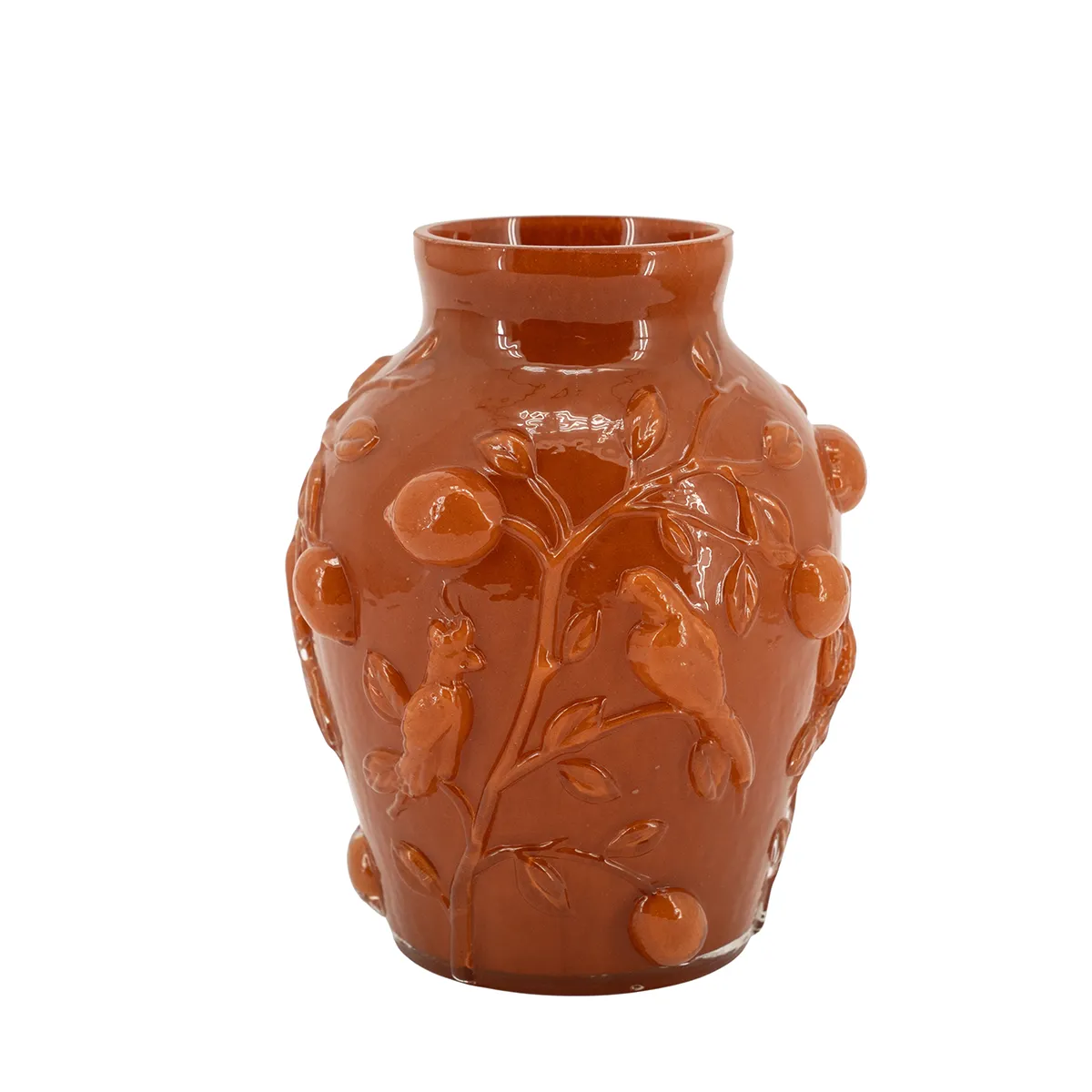 By-Boo, Mundblæst vase Aru H22 cm Caramel