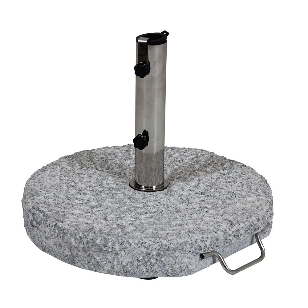 Grosseto parasolfod 40 kg. lysegrå - Diverse > Parasolfødder - Brafab - Enggården Havemøbler