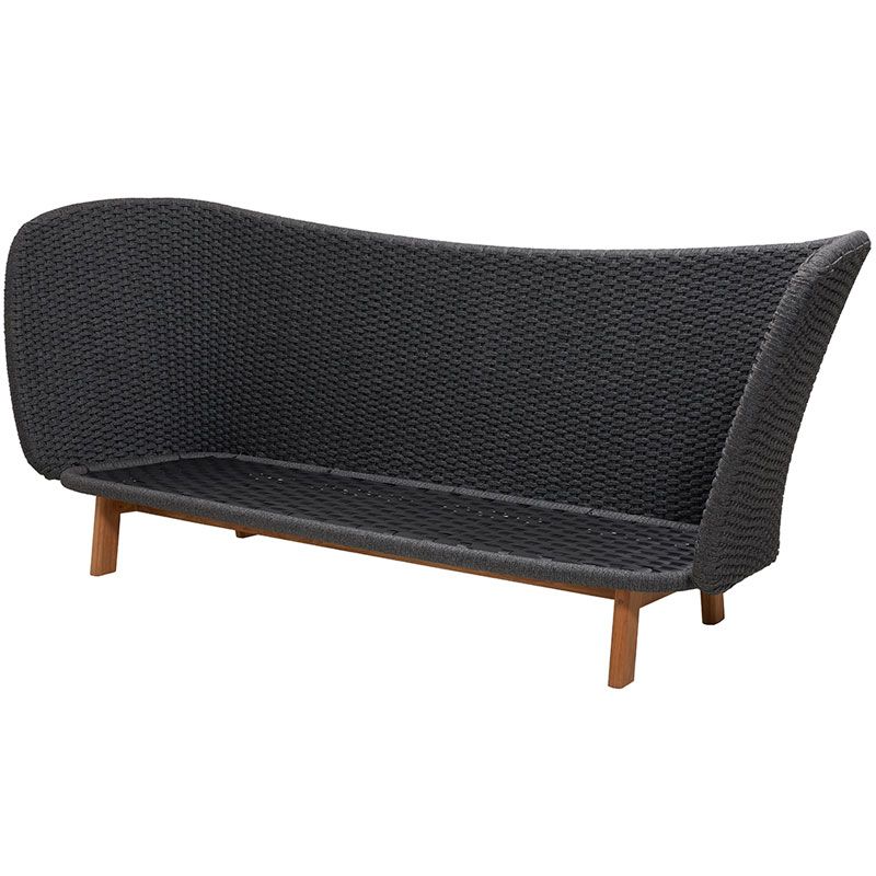 Peacock Wing sofa mørkegrå inkl puder