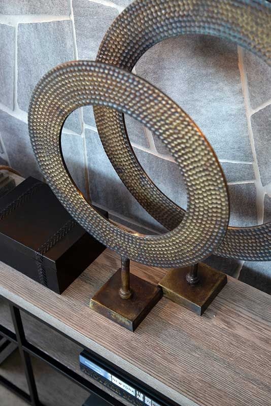 Anello Dekoration L Sort Artwood