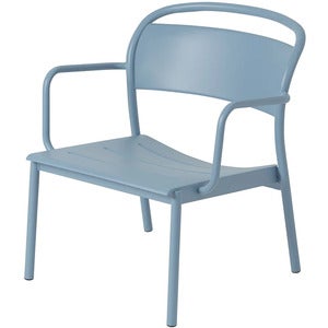 Linear Steel Lænestol Pale Blue 