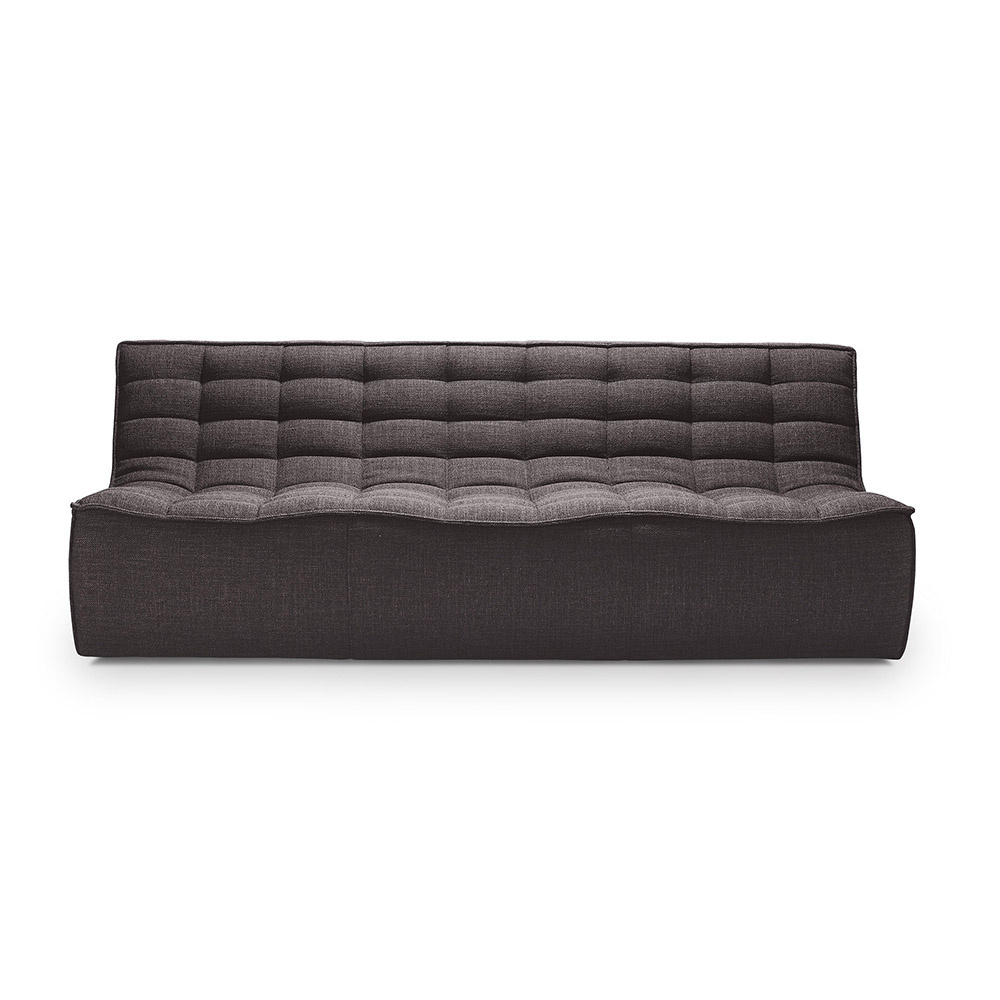 Ethnicraft N701 3-personers sofa Dark Grey