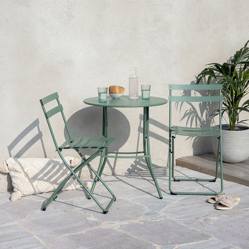 Sirio cafébord 67 cm cappuchino stål