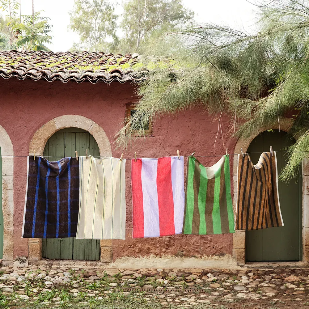 Køkkenhåndklæde Hale Olive/green