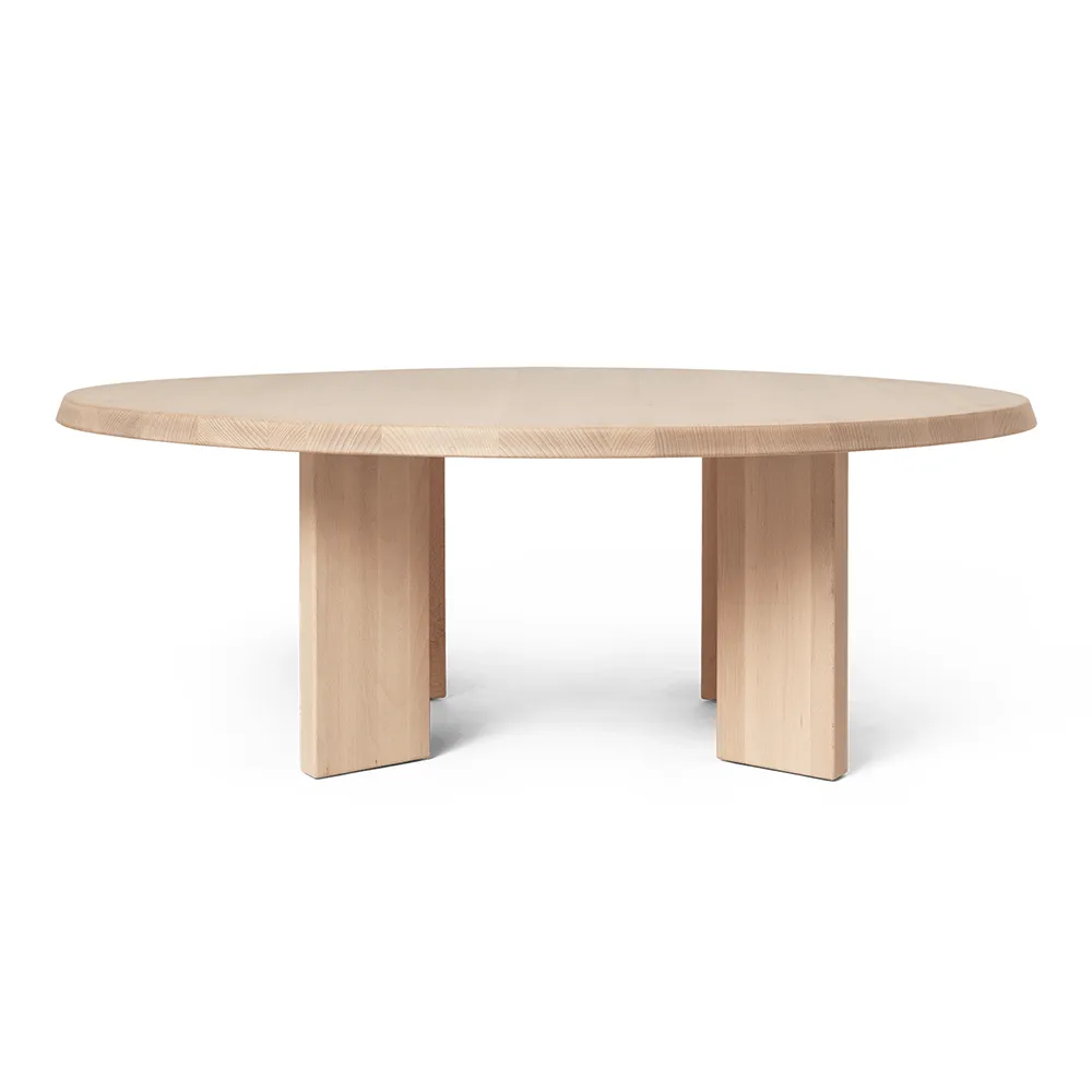 Ferm Living, Tarn Sofabord - White Oiled Beech
