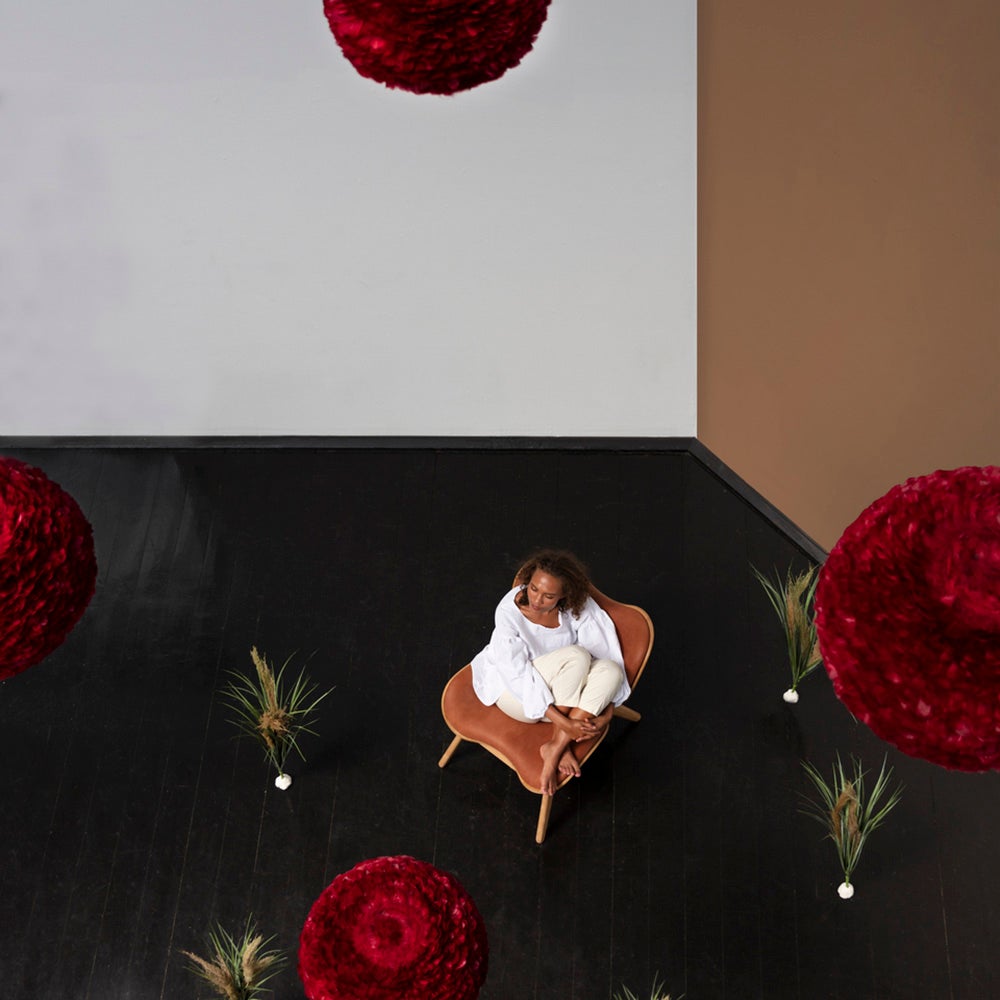 Eos Lampeskærm Medium Ø45 cm Red