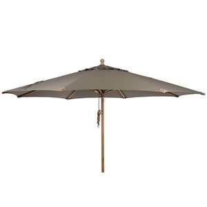 Parma træparasol 350 cm taupe