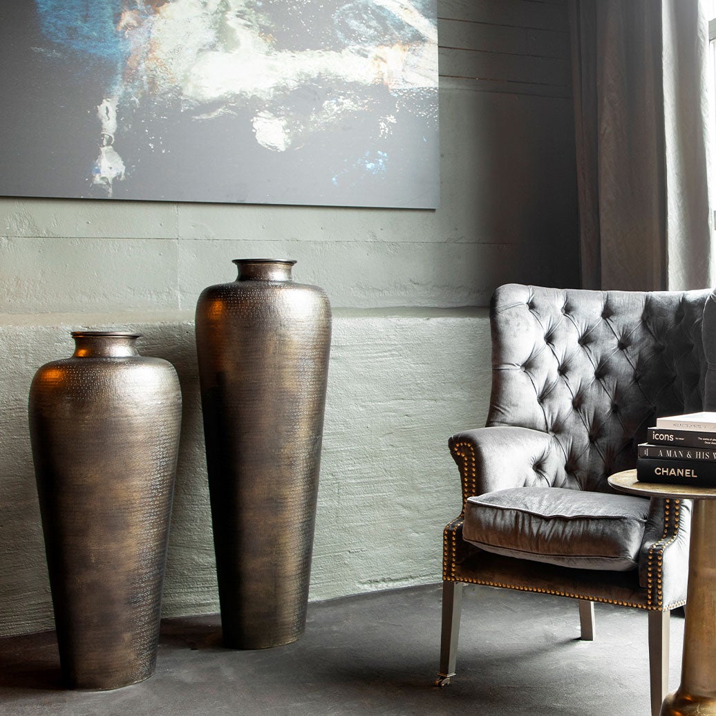 Florence Urne Medium Antique Bronze Artwood