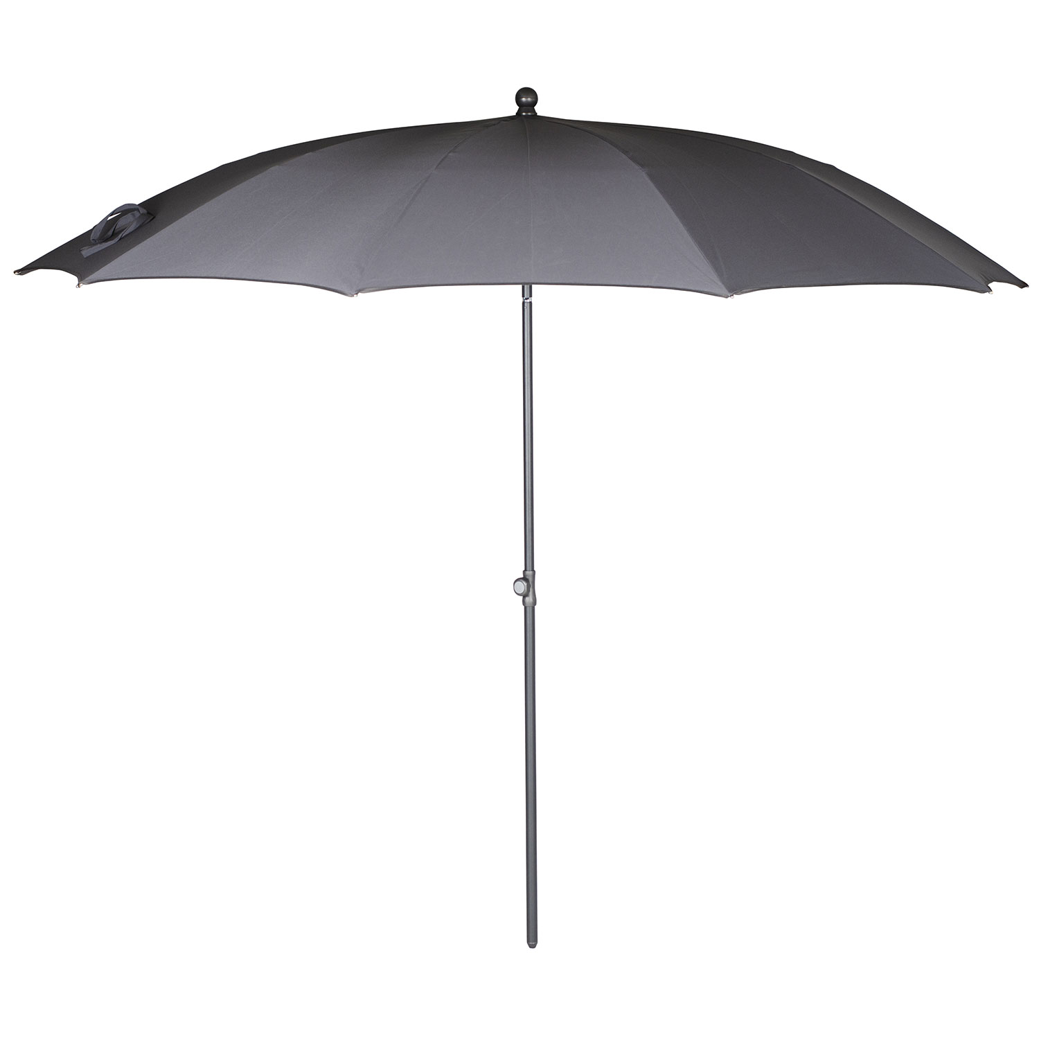 Fiam Elios parasol 280 cm i antracit/gråt stål