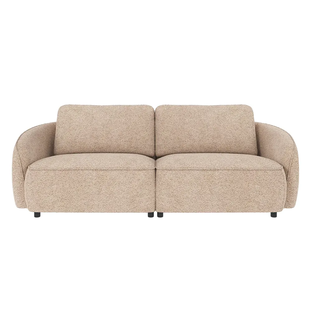 Norris sofa 3-personers stof Anna lys beige