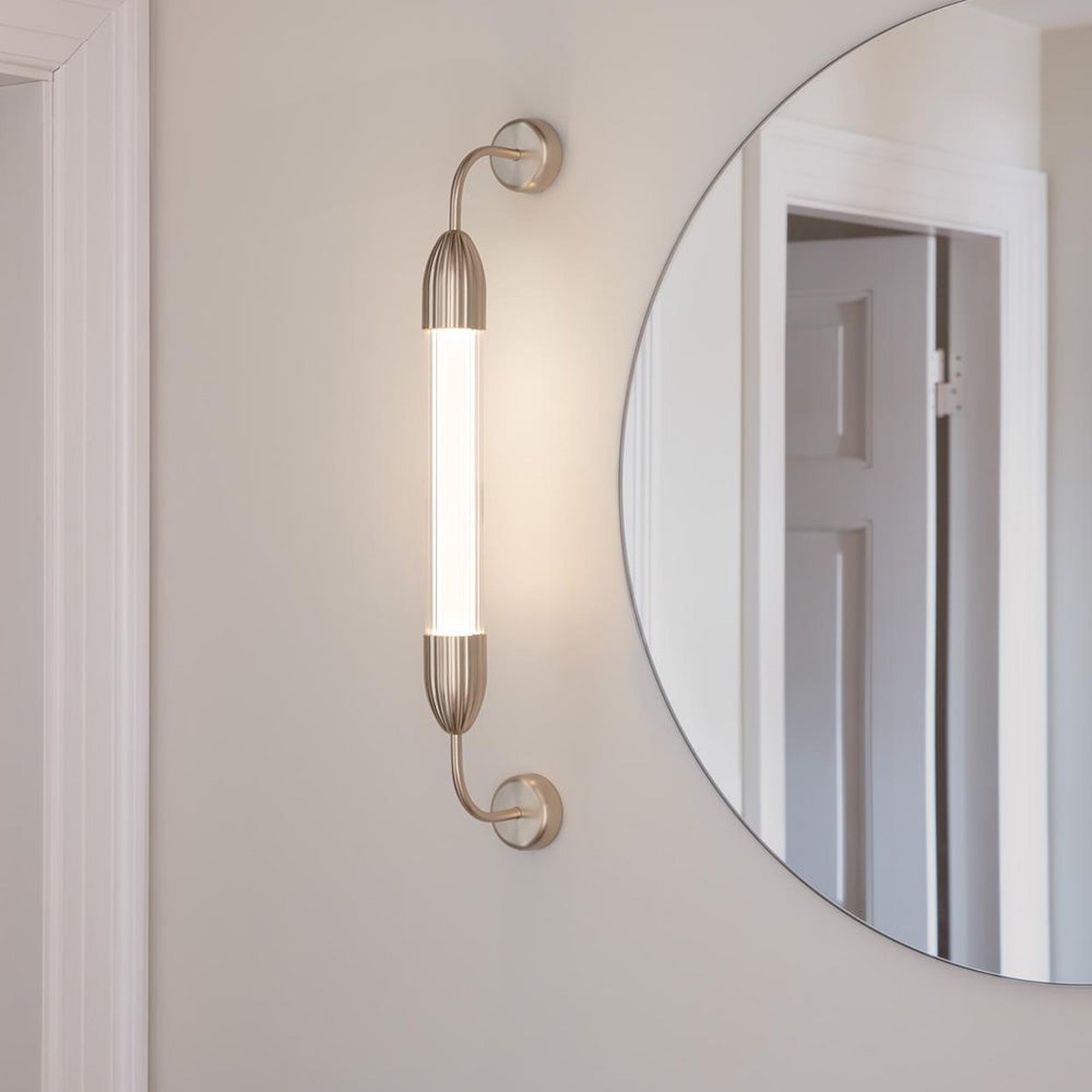 Lemon Squeeze væglampe kort 77 cm messing