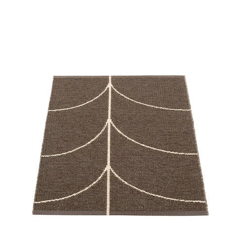 Vævet Tæppe Leif Dark Brown 70x90 cm