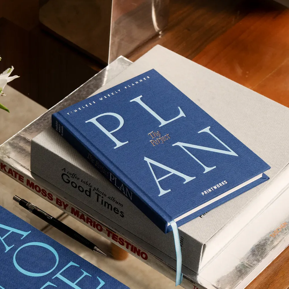 Weekly Planner - The Perfect Plan, Blue