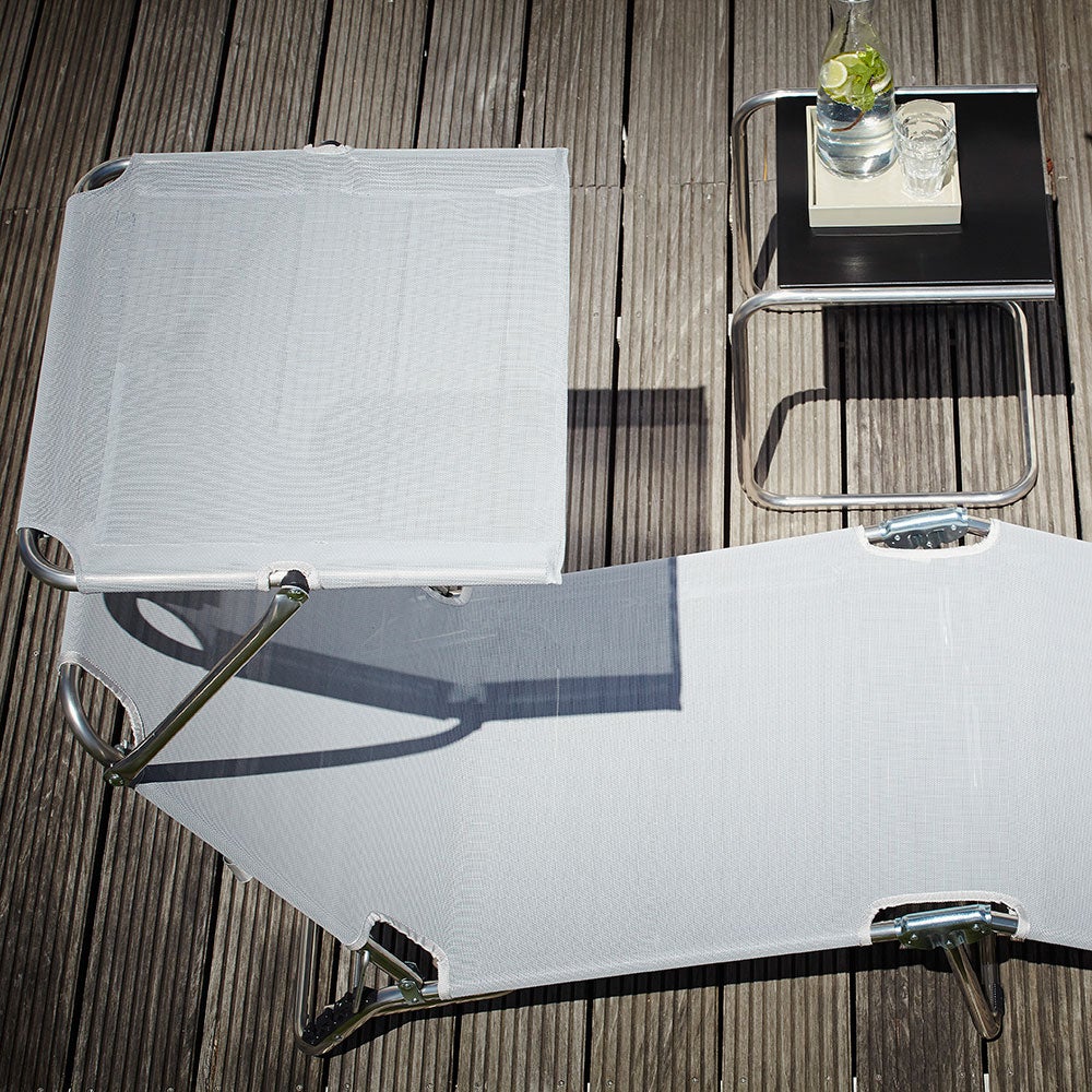 Amigo solseng top black aluminium/textilene 