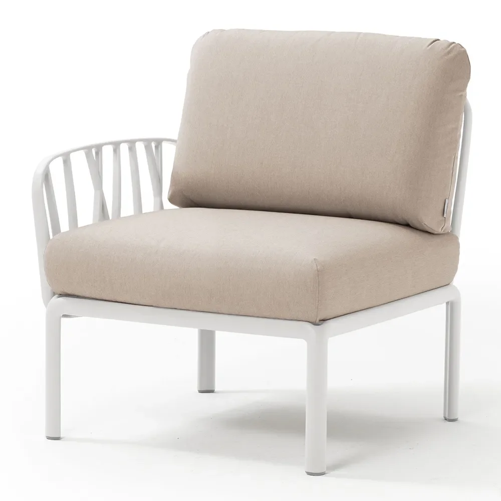 Nardi, Komodo sidste del White-Canvas Sunbrella