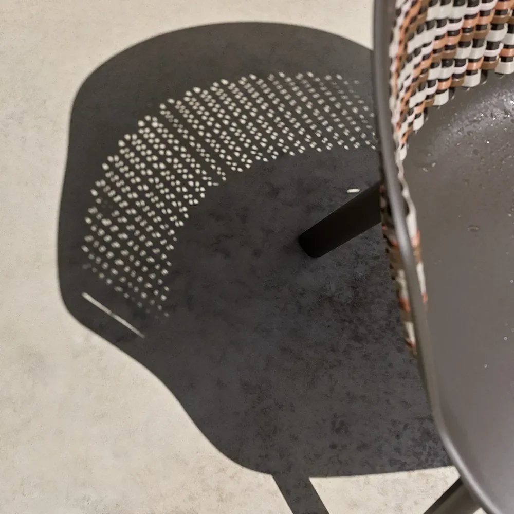 MYMI lænestol w/ aluminum ben DE1 black pepper 0317 black pepper 0317