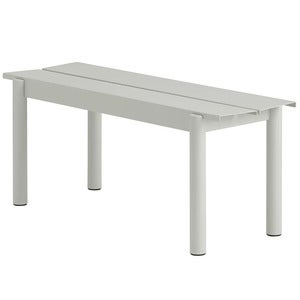Linear Steel Bænk 110x34 cm Grey 