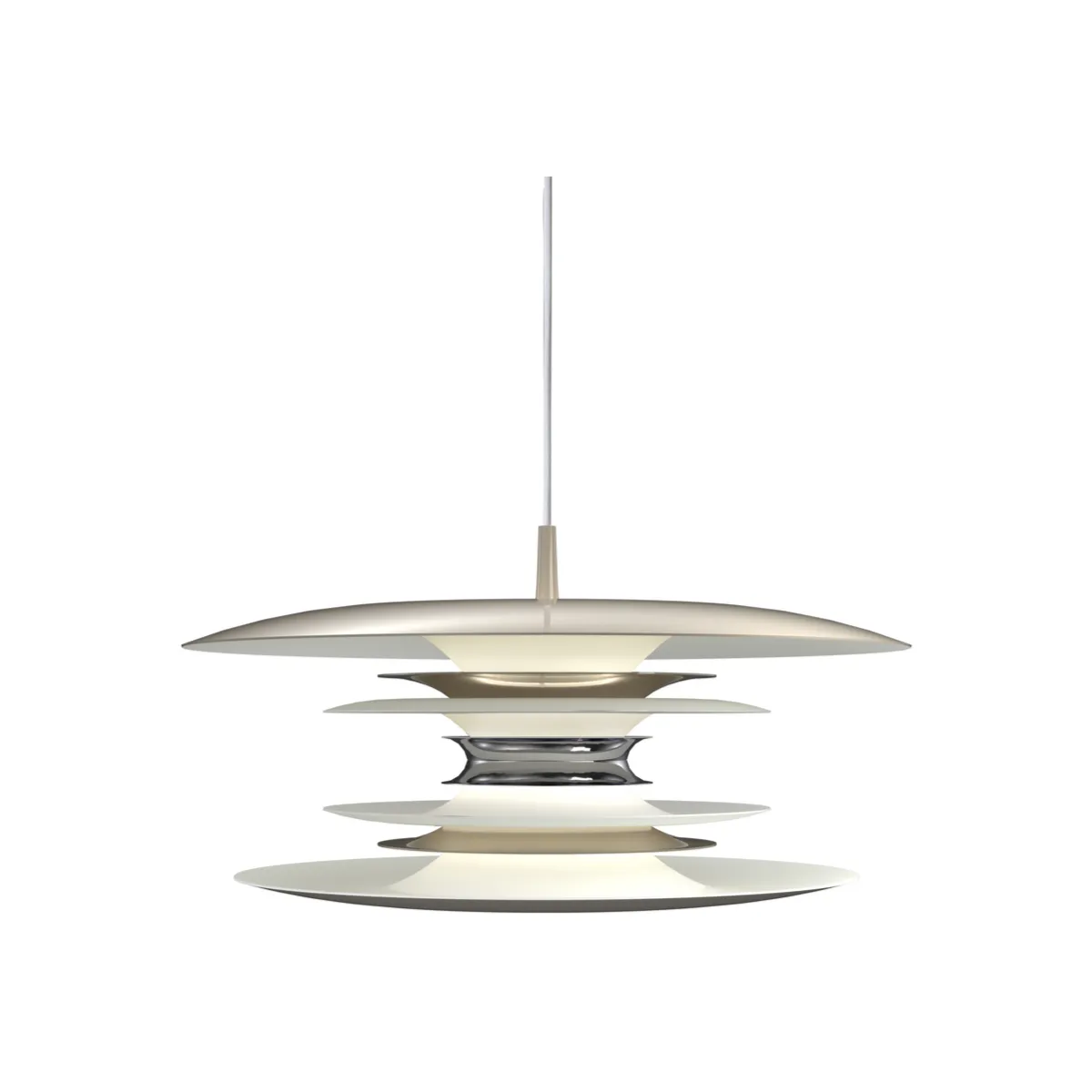 Diablo loftpendel Ø50xH19,8 cm metal soft greige