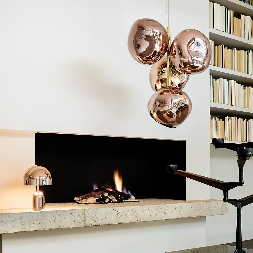 Melt Chandelier Mini Copper LED