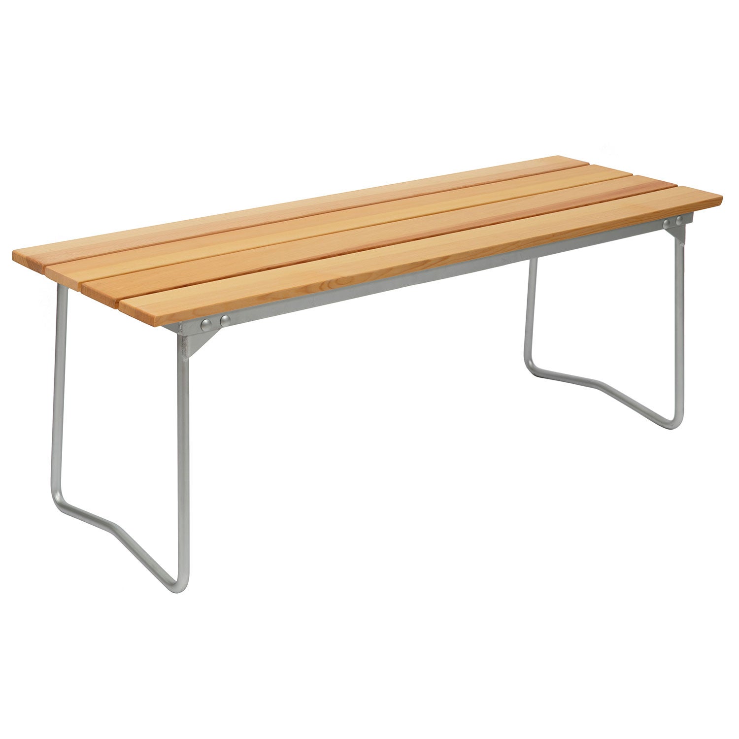 Grythyttan Stålmöbler, Bænk 8 Olieret Fyrretræ Grythyttan Stålmöbler