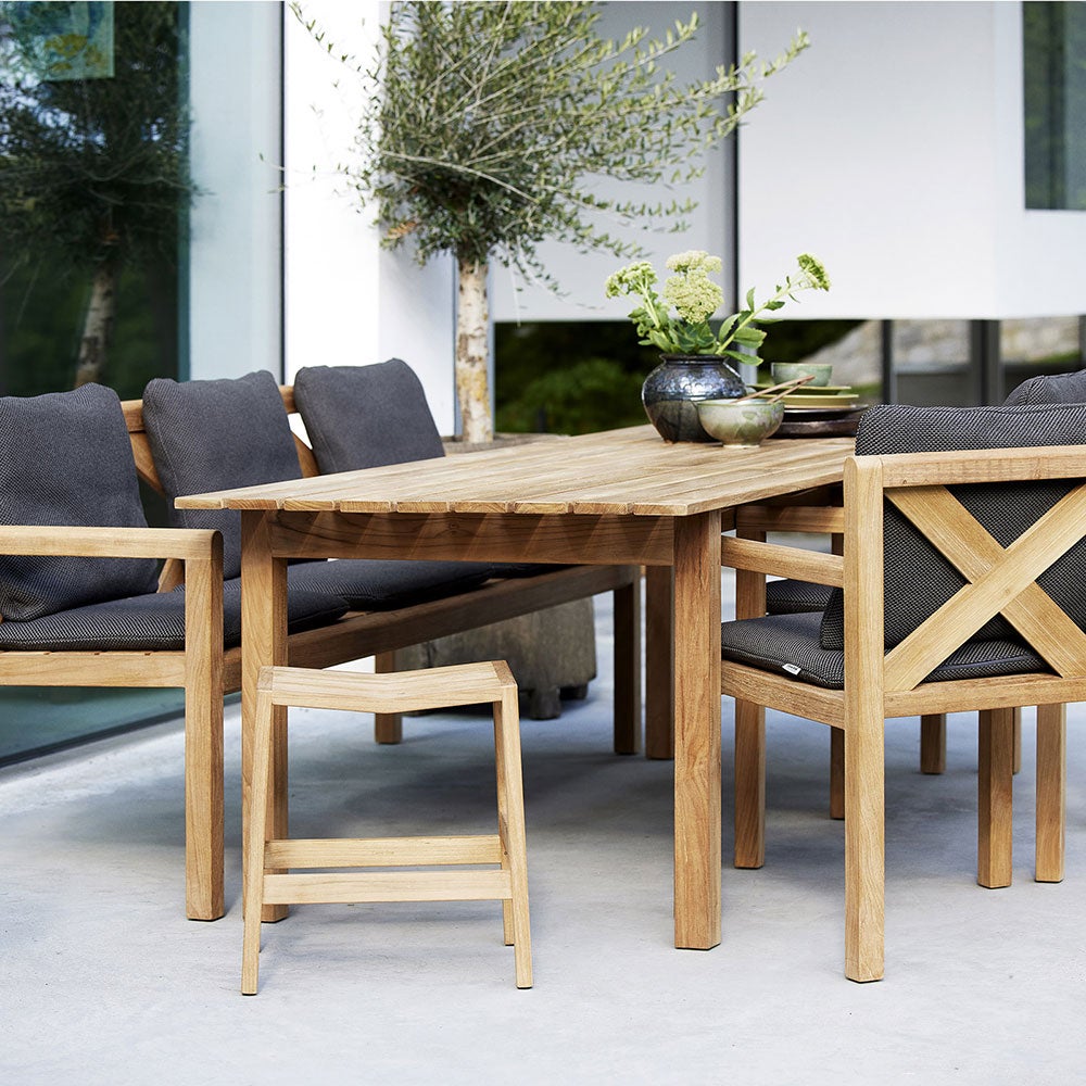 Grace spisebord 90x240 cm teak