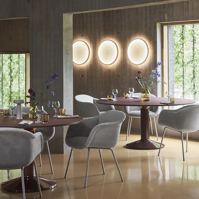 Fiber Soft Armchair Tube Base - Ecriture 240 Grey