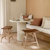 Pude Wave 60x40 cm Off-white