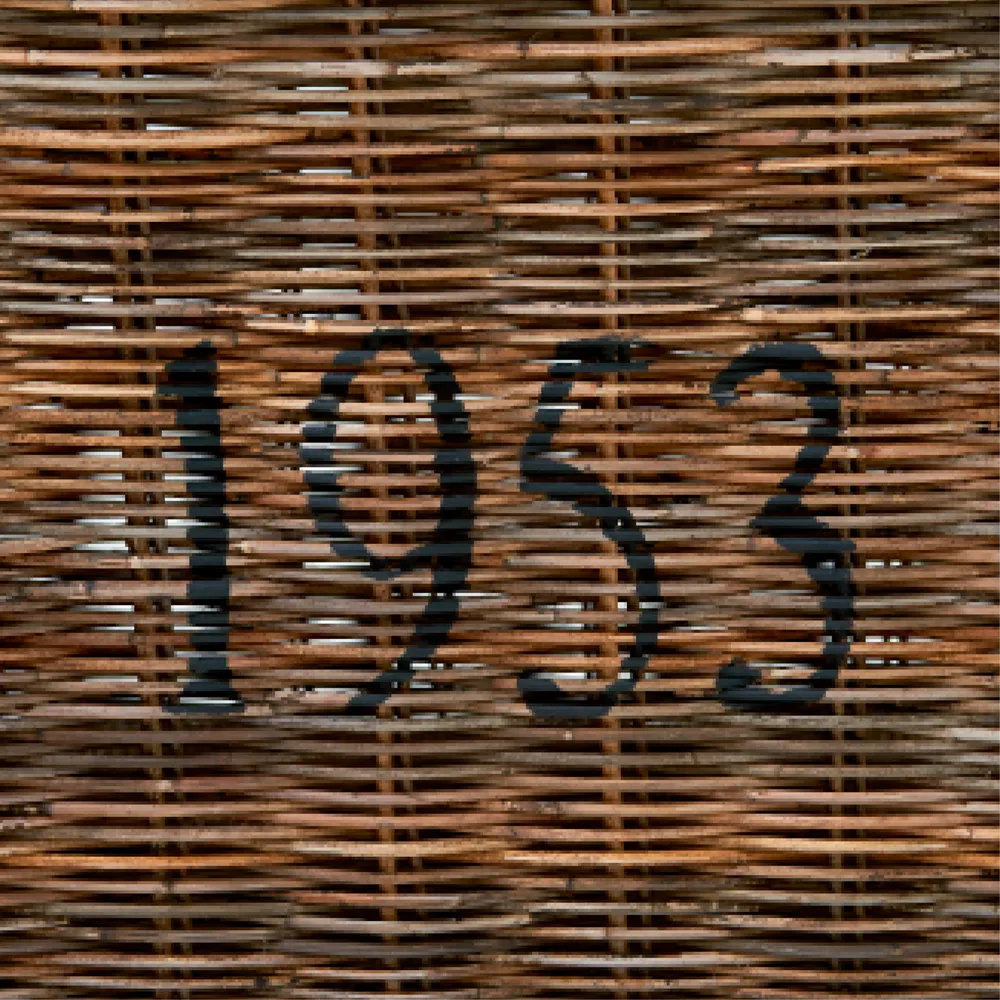 Rustik rattan kiste, 160x40 cm