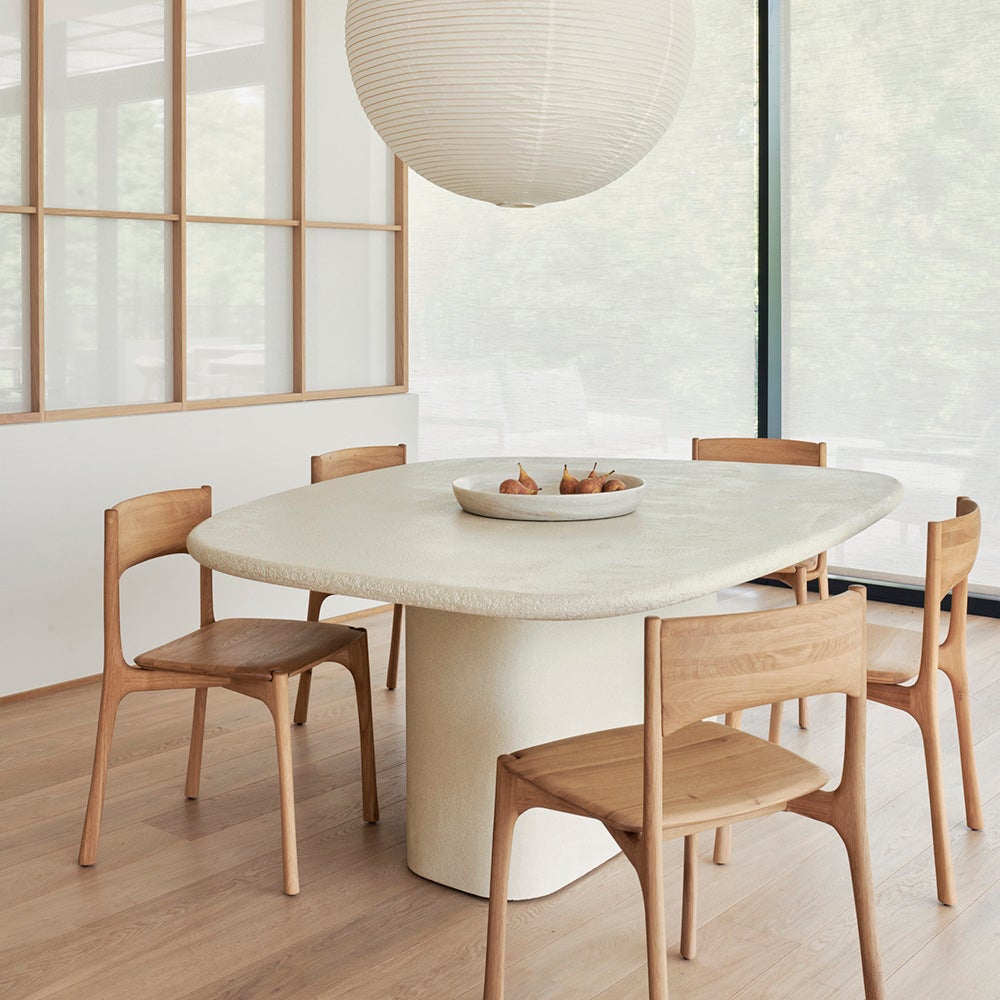 Elements spisebord 200x143 cm råhvid