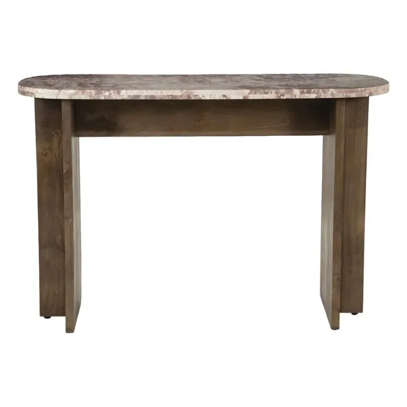 Console table Haussmann 120x45x80 cm Mangotræ & Marmor Pink