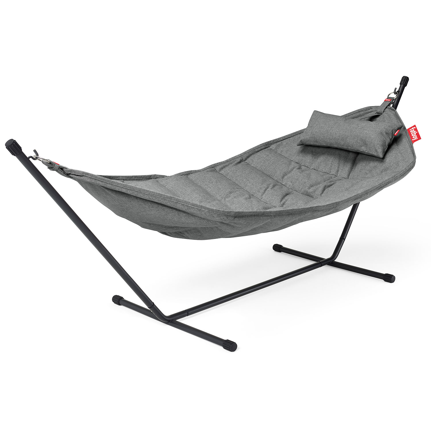 Fatboy Headdemock superb rock grey incl. pillow & rack black