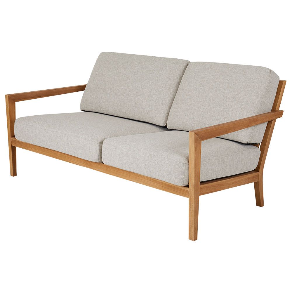 Brafab, Populär 2,5-pers. Sofa Natur/Sort Teak Brafab