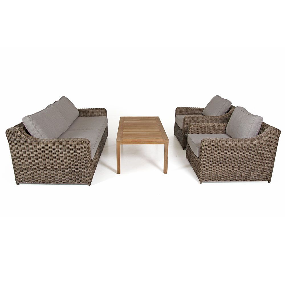 Glendon Sofa Polyrattan Rustik Brafab
