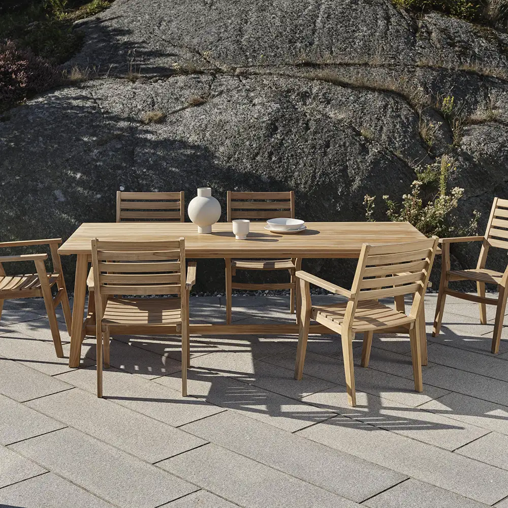 Keros Spisebord 100x220 cm Teak